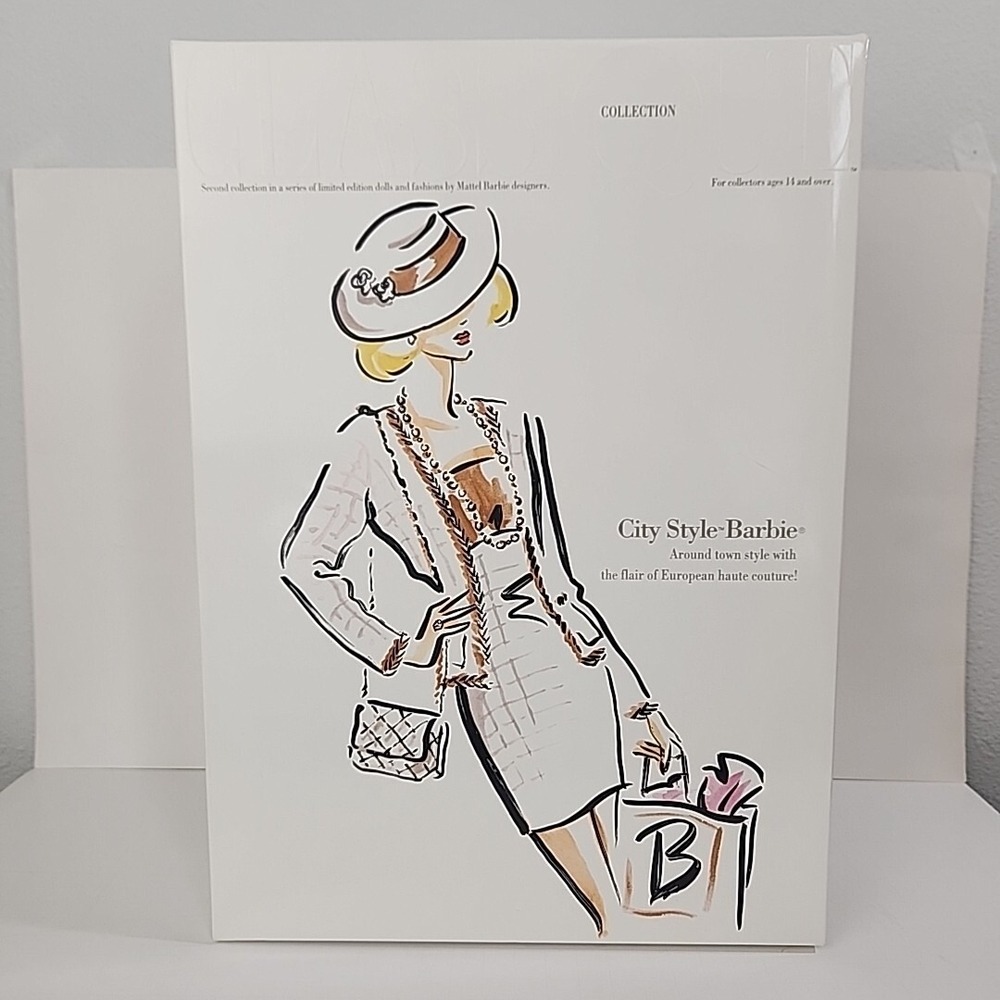 VTG RARE Designer Signed Classique Collection Mattel‎ City Style Fashion Barbie - Picture 8 of 16